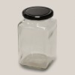 KARE 82 MM KAPAKLI 1 LİTRE CAM KAVANOZ