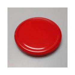 2 LT Cam Kavanoz Kapağı - Kırmızı Renkli