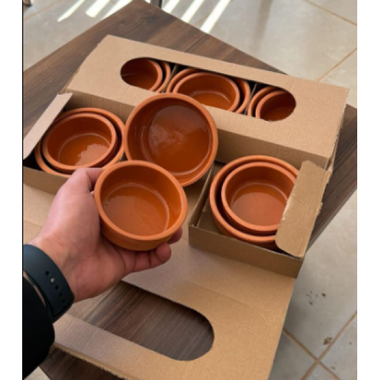 Sütlaç Kasesi Seti TOPRAK GUVEC 12 Lİ TAKIM