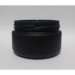 230 CC CAM MAT SİYAH MUM KAVANOZU