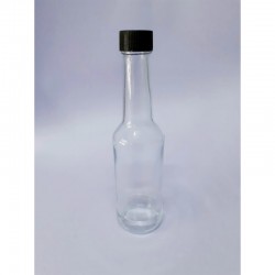 250 CC PLASTİK KAPAKLI CAM MEŞRUBAT ŞİŞESİ
