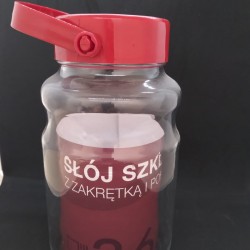 2650 cc CİFT KAPAKLI-KULPLU CAM KAVANOZ