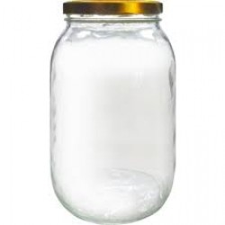 2 LİTRE CAM KAVANOZ 100 MM KAPAKLI
