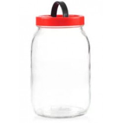 2 LİTRE CAM KAVANOZ 100 MM KAPAKLI