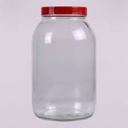 3 LİTRE CAM KAVANOZ 100 MM KAPAKLI