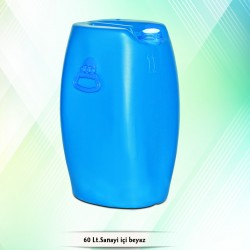 60 LT Sanayi İçi Beyaz Bidon