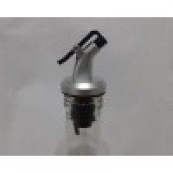 GÜMÜŞ RENGİ METAL YAĞ ŞİŞESİ DÖKME UCU