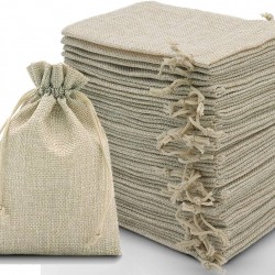 İÇİ LAVANTALI 9 X 11 CM Jüt Kesede LAVANTA KESESİ 20 Adet