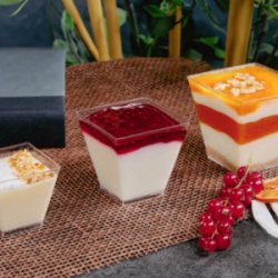 120 cc Plastik Piramit Kap ve Kapak (500 adet)