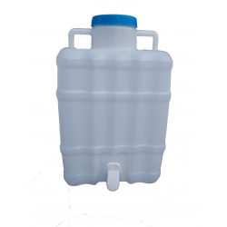 18 LİTRE PLASTİK MUSLUKLU-ASKILI SU BİDONU