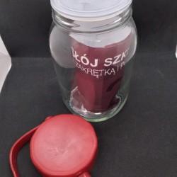 2650 cc CİFT KAPAKLI-KULPLU CAM KAVANOZ