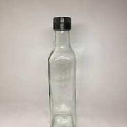 250 CC KARE MARASKA YAĞ ŞİŞESİ (KAPAK DAHİL)