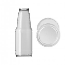1 Litre Meyve Suyu Şişesi - Beyaz Kapaklı 1 Litre Meyve Suyu Şişesi - Beyaz Kapaklı