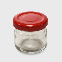 29 Cc. Krem Kavanozu - Cam Kavanoz - Kırmızı Kapaklı - 96 Lı Paket 29 Cc. Krem Kavanozu - Cam Kavanoz - Kırmızı Kapaklı - 96 Lı Paket