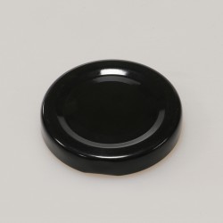 40 Cc. Cam Kavanoz Kapağı - Siyah Renkli 40 Cc. Cam Kavanoz Kapağı - Siyah Renkli