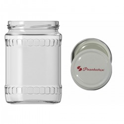 580 Cc. Cam Kavanoz - Fasit Model - Paşabahçe Kapaklı