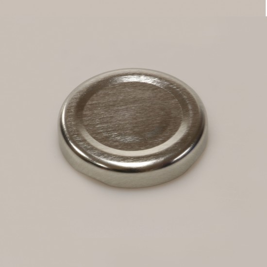 Kavanoz Kapakları, Gümüş Renk Sarten 40 Cc. Kavanoz Kapağı - Gümüş Renkli - 108 Li Paket resimleri